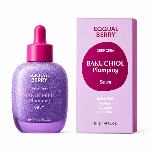 EQQUALBERRY Bakuchiol Plumping Anti-Aging Serum – 30ml