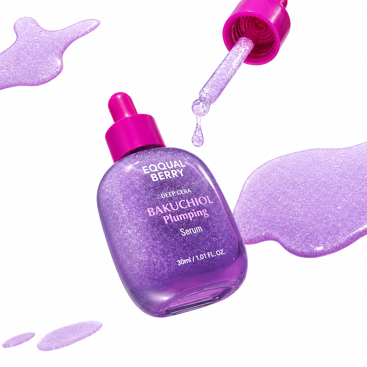 EQQUALBERRY Bakuchiol Plumping Anti-Aging Serum – 30ml