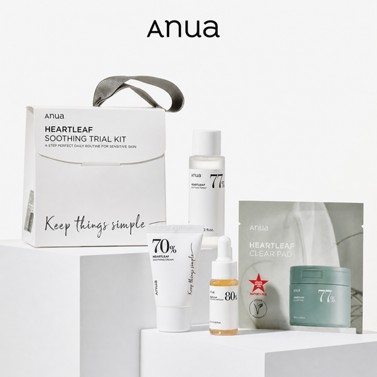 Anua Heartleaf Soothing Skincare Trial Kit