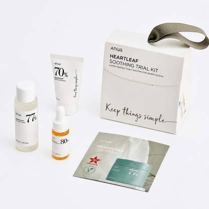 Anua Heartleaf Soothing Skincare Trial Kit