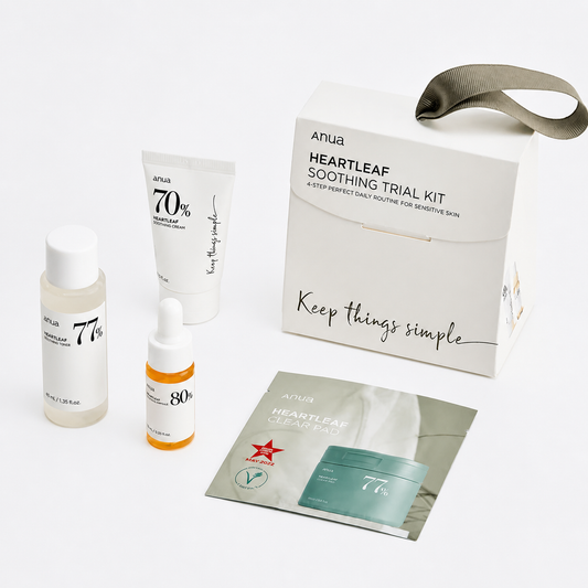 Anua Heartleaf Soothing Skincare Trial Kit