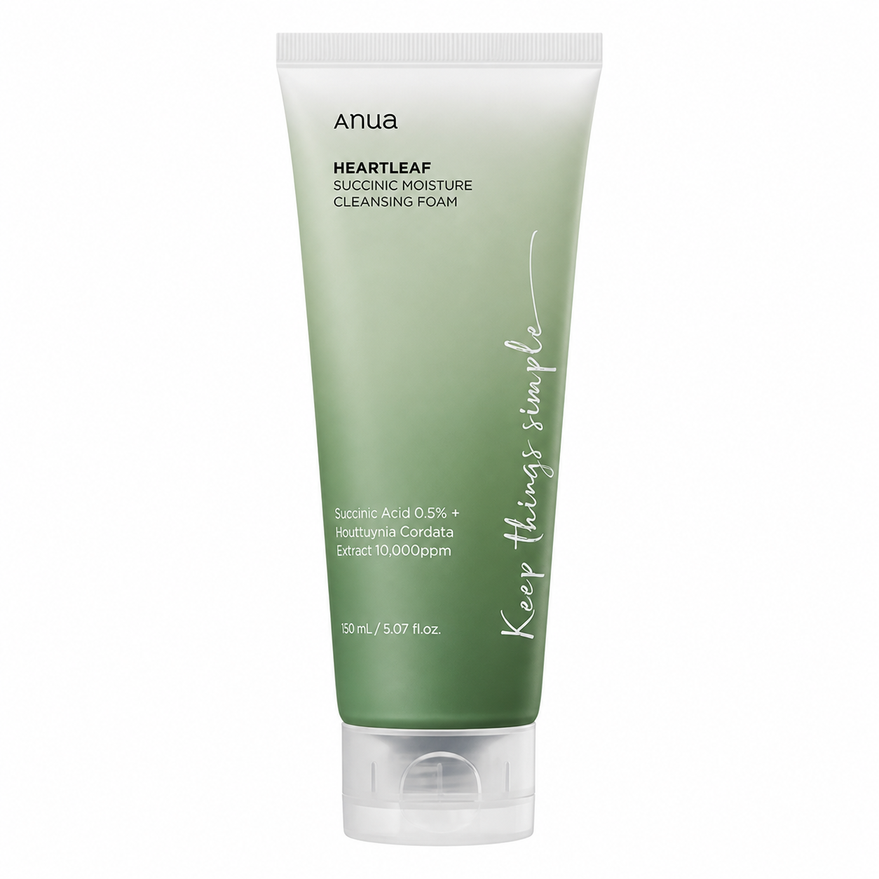 Anua Heartleaf Succinic Moisture Cleansing Foam – 150ml