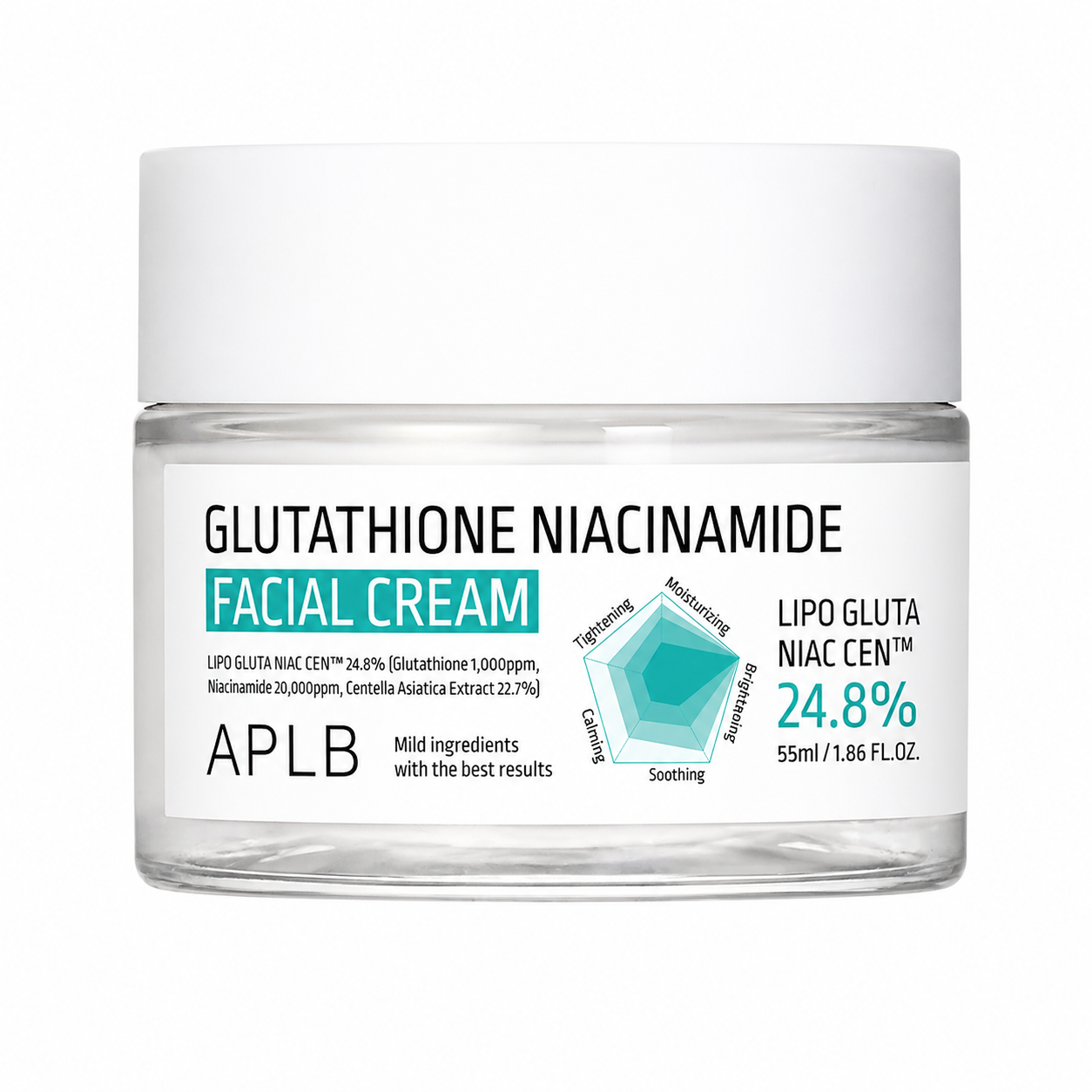 APLB Glutathione Niacinamide Brightening Facial Cream – 55ml