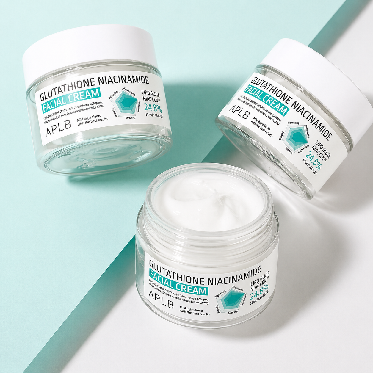 APLB Glutathione Niacinamide Brightening Facial Cream – 55ml