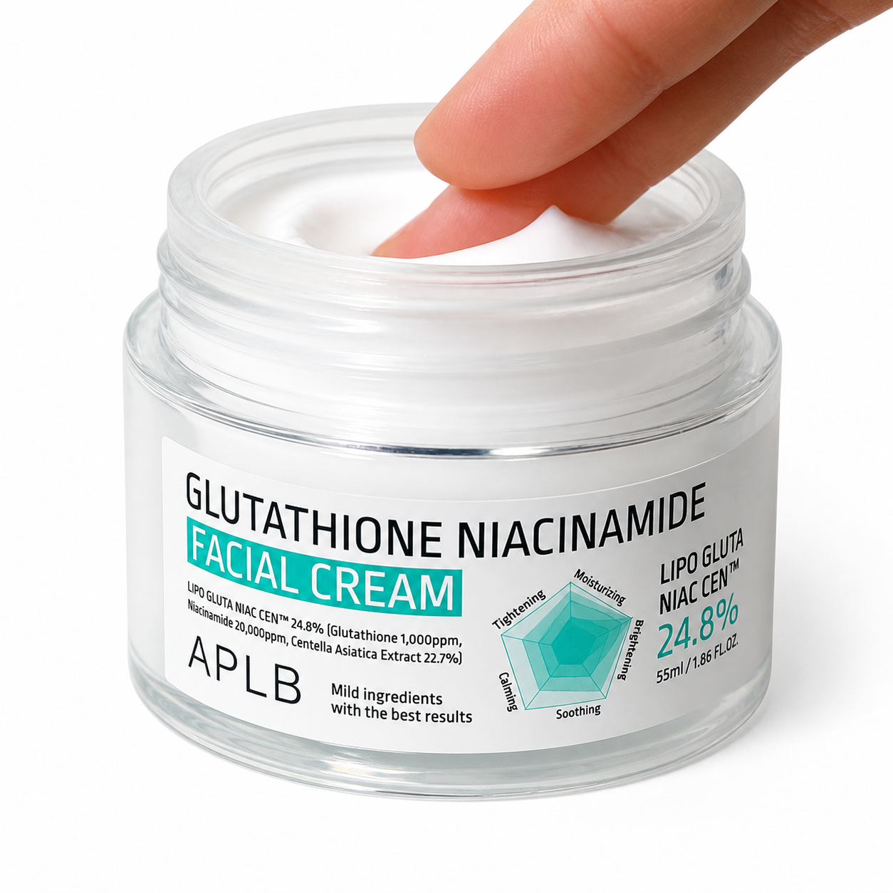 APLB Glutathione Niacinamide Brightening Facial Cream – 55ml