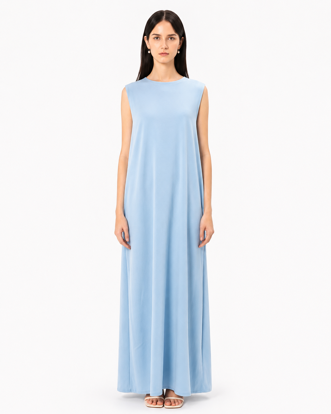 Inner Dress – Blue – front view – AZRIA KSA