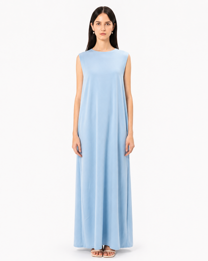 Inner Dress – Blue – front view – AZRIA KSA