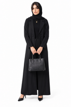 Classic Blazer Abaya – Black