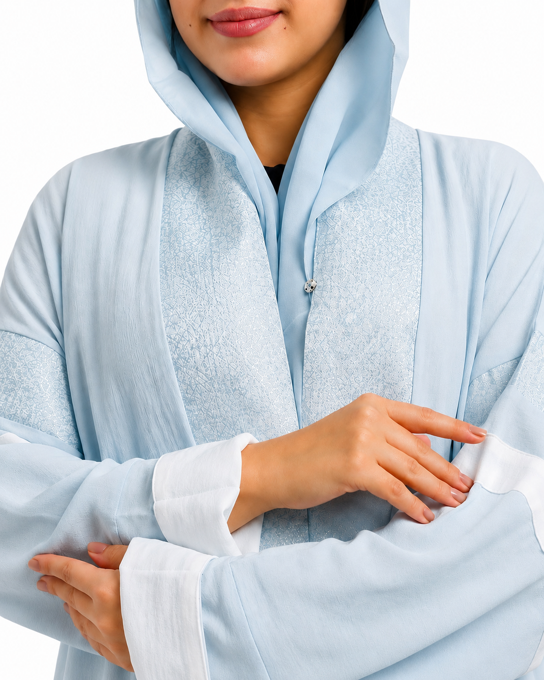 Embroidered Occasional Abaya – Blue