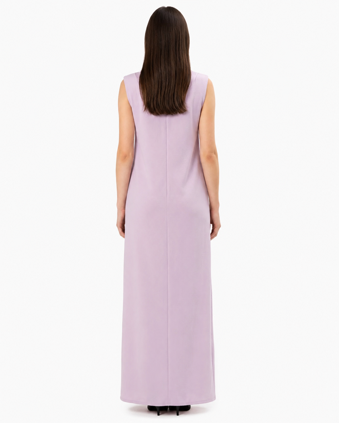 Inner Dress – Lavender – back view – AZRIA KSA
