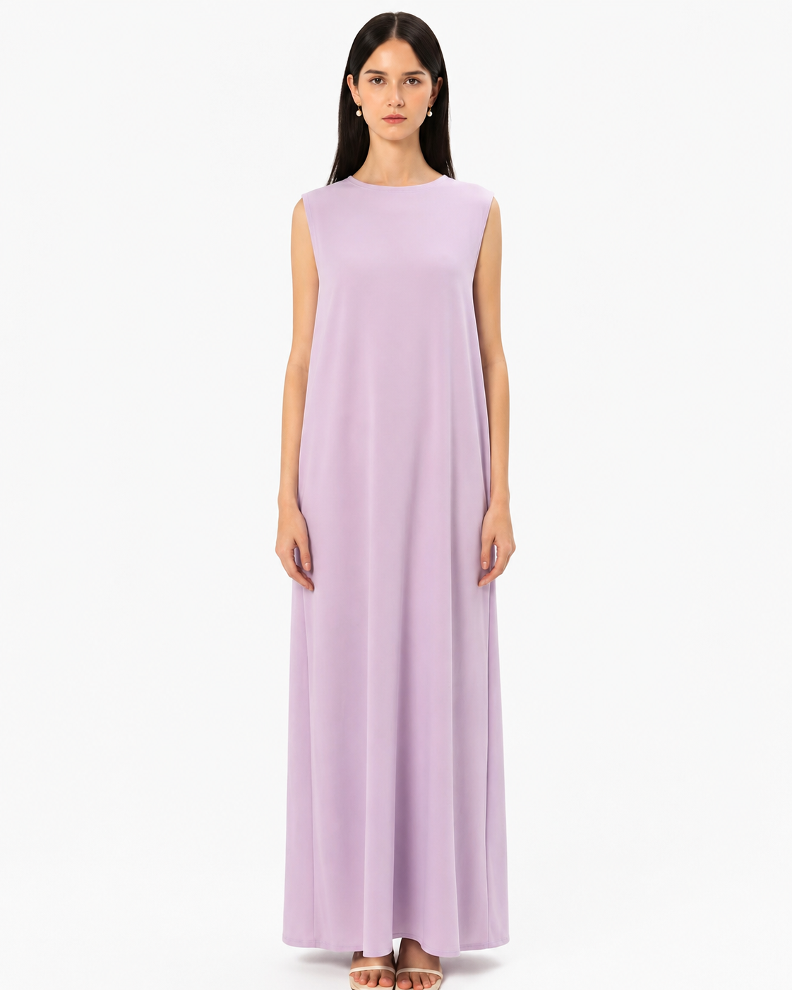 Inner Dress – Lavender – front view – AZRIA KSA
