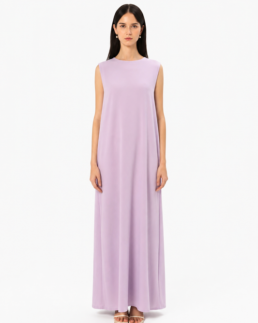Inner Dress – Lavender – front view – AZRIA KSA
