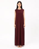 Sleeveless Inner Dress – Maroon