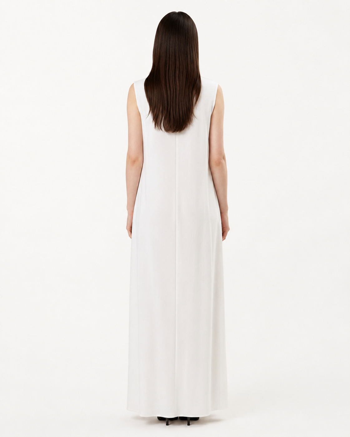 White Sleeveless Inner Dress – Back View – Shop Azria